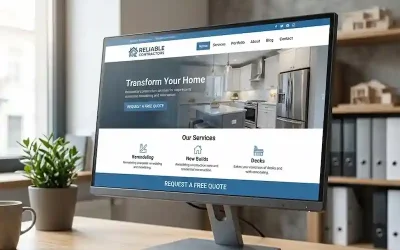 Contractor Website Design: 12 Features That Turn More Visitors Into Phone Calls and Estimates
